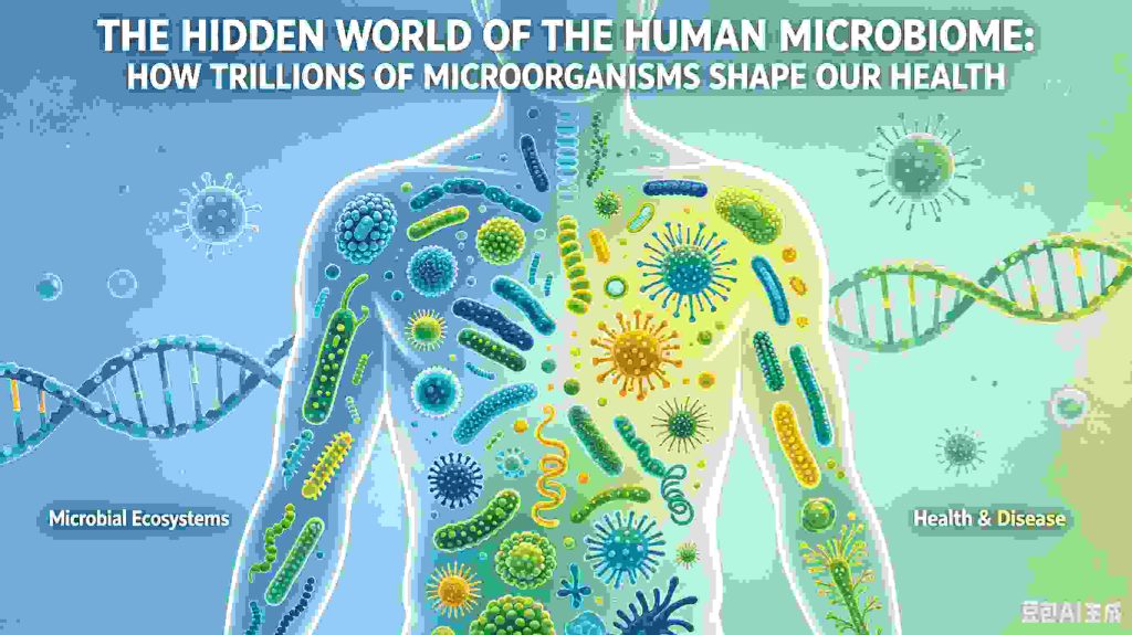 The Hidden World of the Human Microbiome: How Trillions of Microorganisms Shape Our Health