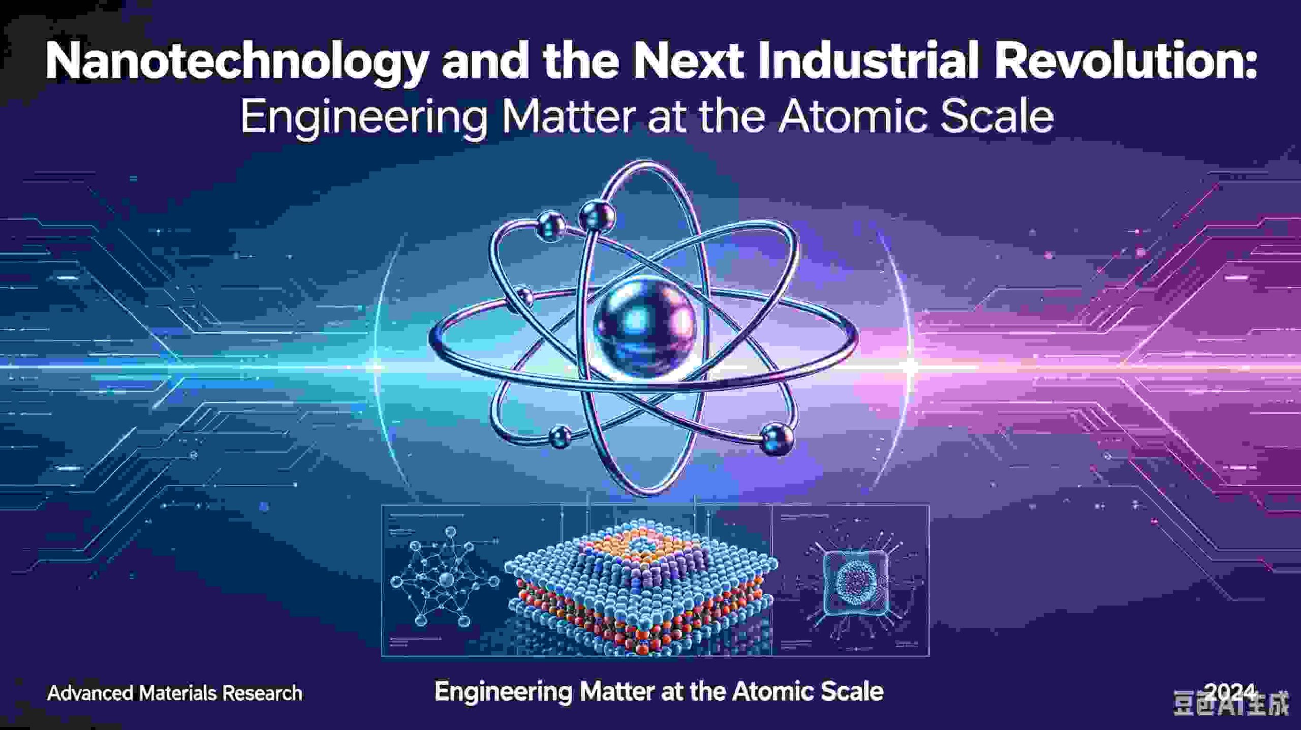 Nanotechnology and the Next Industrial Revolution: Engineering Matter at the Atomic Scale