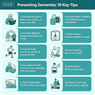 Preventing Dementia: 7 Science‑Backed Steps to Lower Your Risk Today