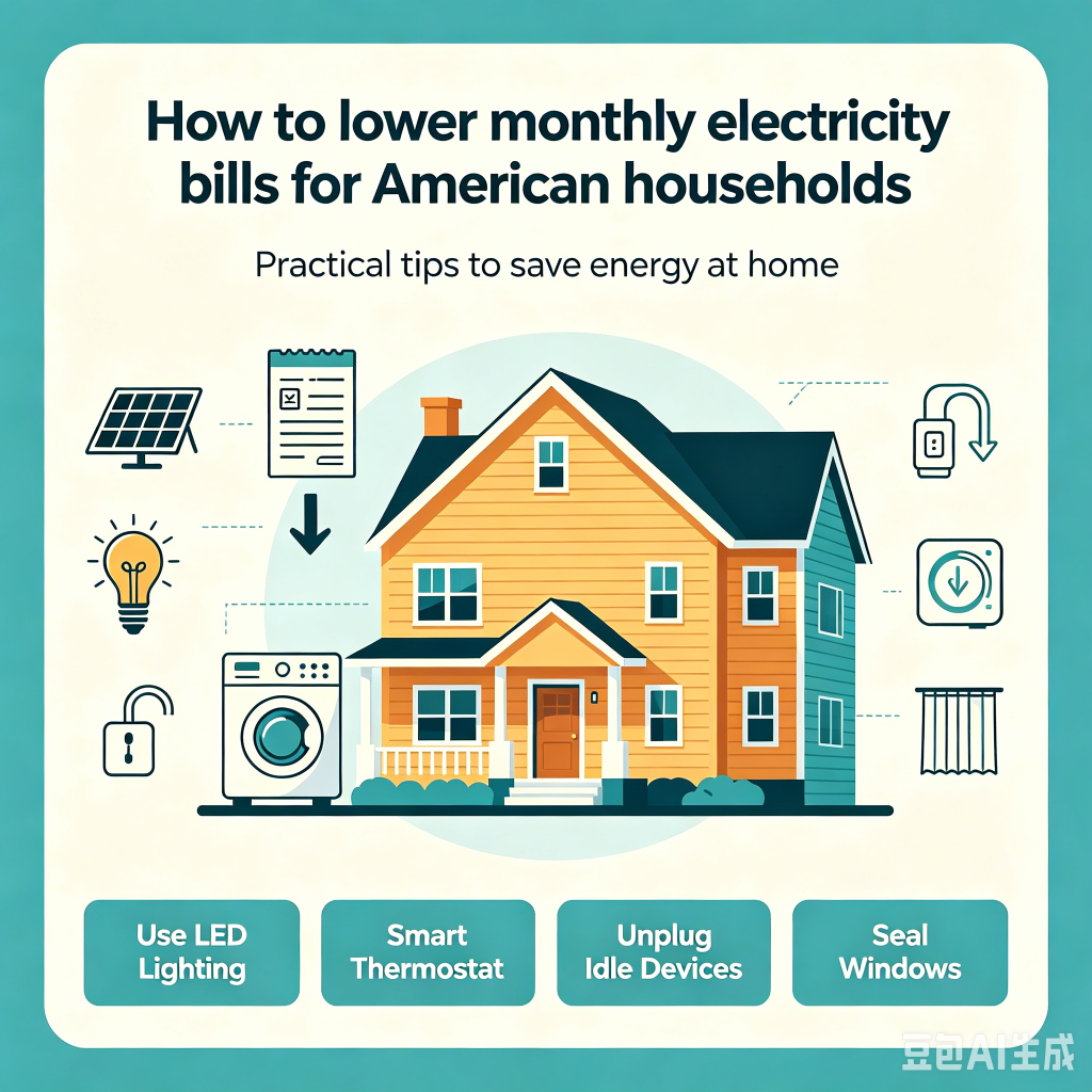How to lower monthly electricity bills for American households