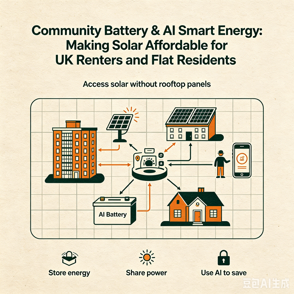 Community Battery & AI Smart Energy: Making Solar Affordable for UK Renters and Flat Residents